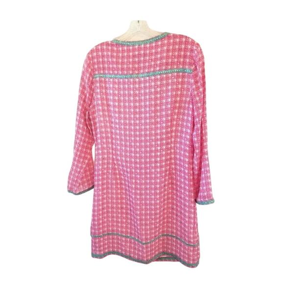 Vineyard Vines Women's Pink Cowrie Shell Tunic Dress  10 Resort Beachy Vacation - Picture 2 of 8